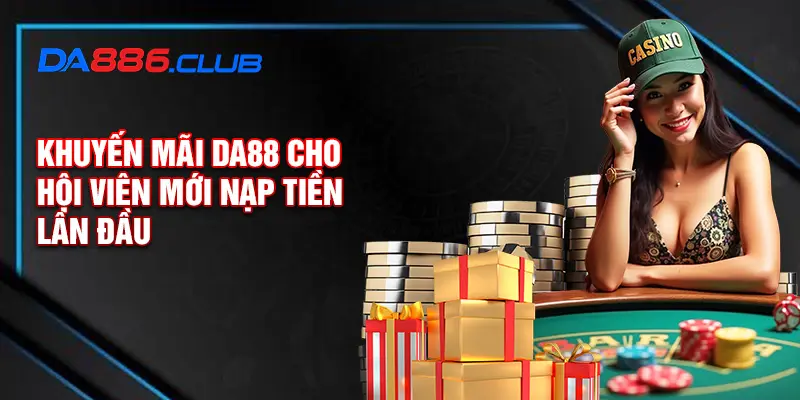 Khuyến mãi DA88 cho hội viên mới nạp tiền lần đầu Khuyến mãi DA88 cho hội viên mới nạp tiền lần đầu